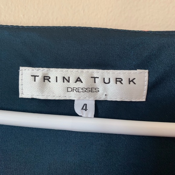 Trina Turk Archer Geometric Print Wrap dress - Picture 5 of 7